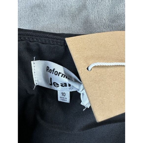 NWT Reformation Nikki Strapless Bustier Mini Dress Black sz 10 - Picture 8 of 10